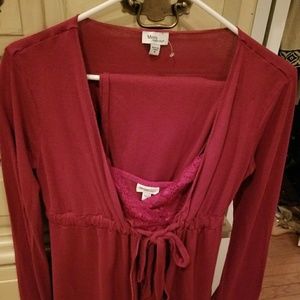 Mimi maternity 3 piece pj set